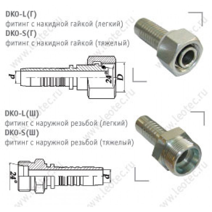 DKO фитинги
